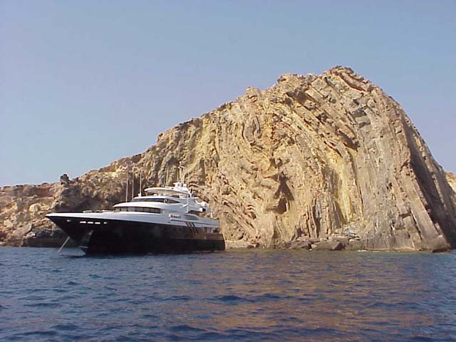 Renegade - 143' LLOYDS RENEGADE cruising Ibiza, Spain